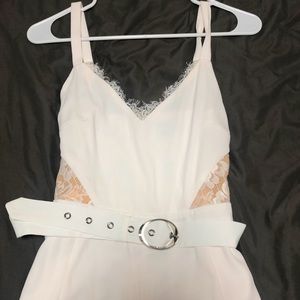 White/Cream Elegant Romper